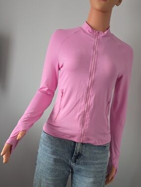 SHEIN Light Pink Bomber Jacket